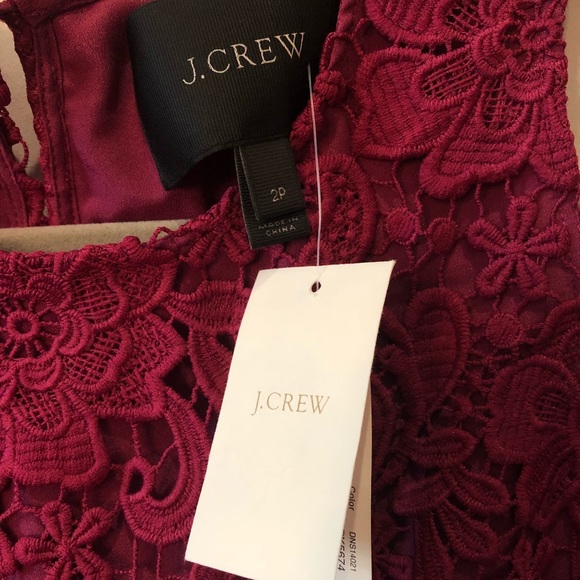 NWT JCrew Lace Overlay Dress - Picture 4 of 4